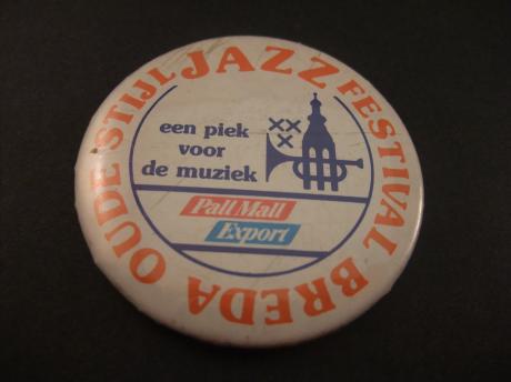 Jazz festival Breda oude stijl,sponsor Pall Mall Export